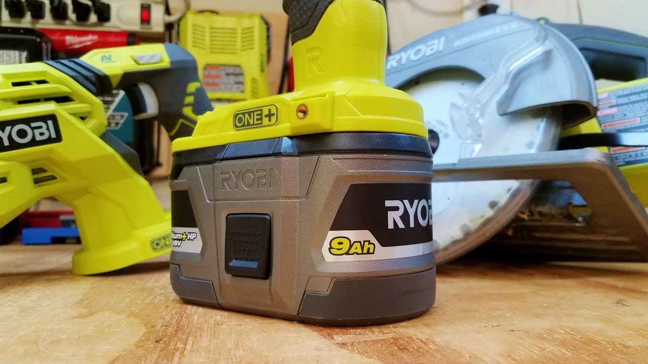 Ryobi One+ 18V 9Ah Battery Review