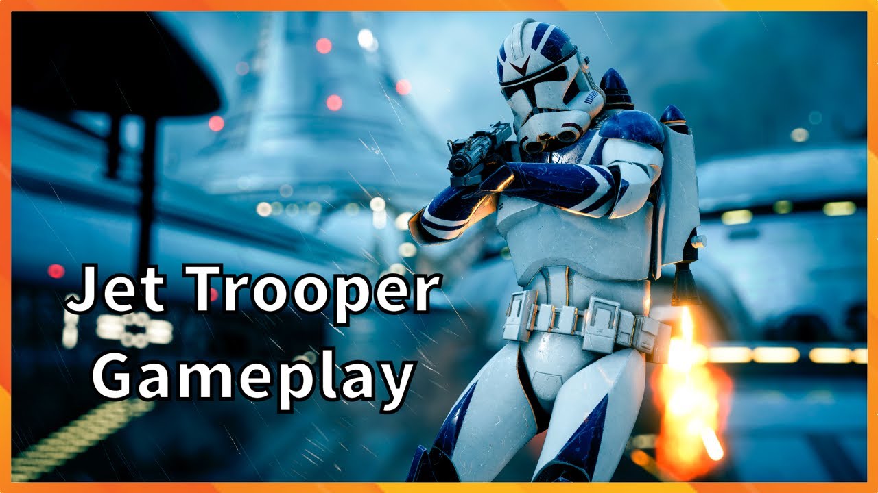 Jet Trooper Gameplay Star Wars Battlefront 2