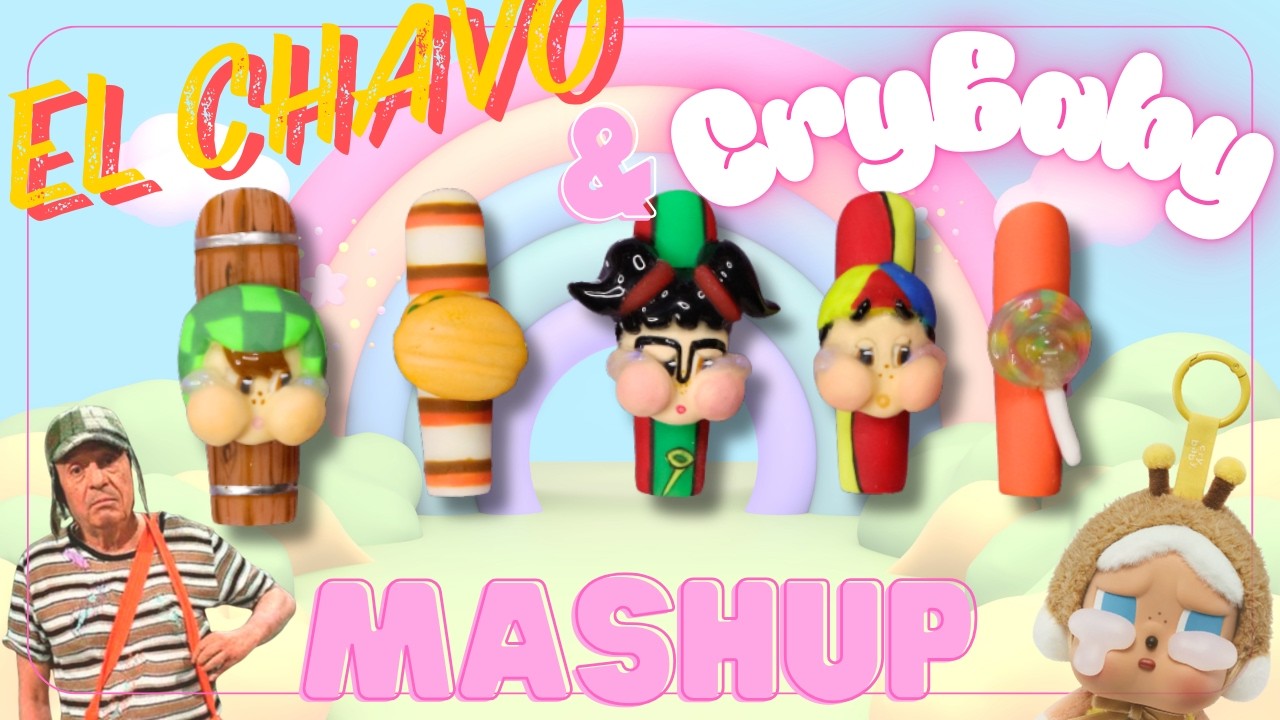 ♥️💚😭🧸Набор для прессования El Chavo & Crybaby Mashup 🧸😭💚♥️