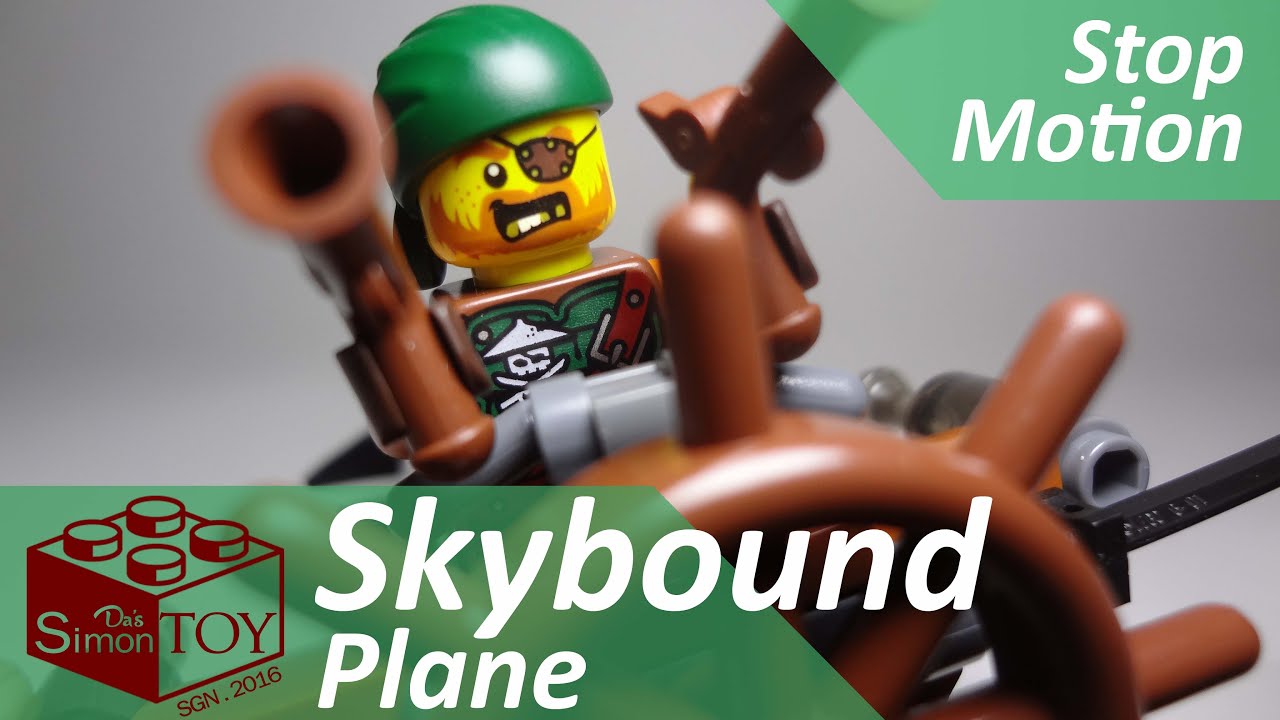 Lego NinjaGo - Skybound Plane - Stopmotion buid - 30421 | T&agrave;u Kh&ocirc;ng Tặc | DasSimon