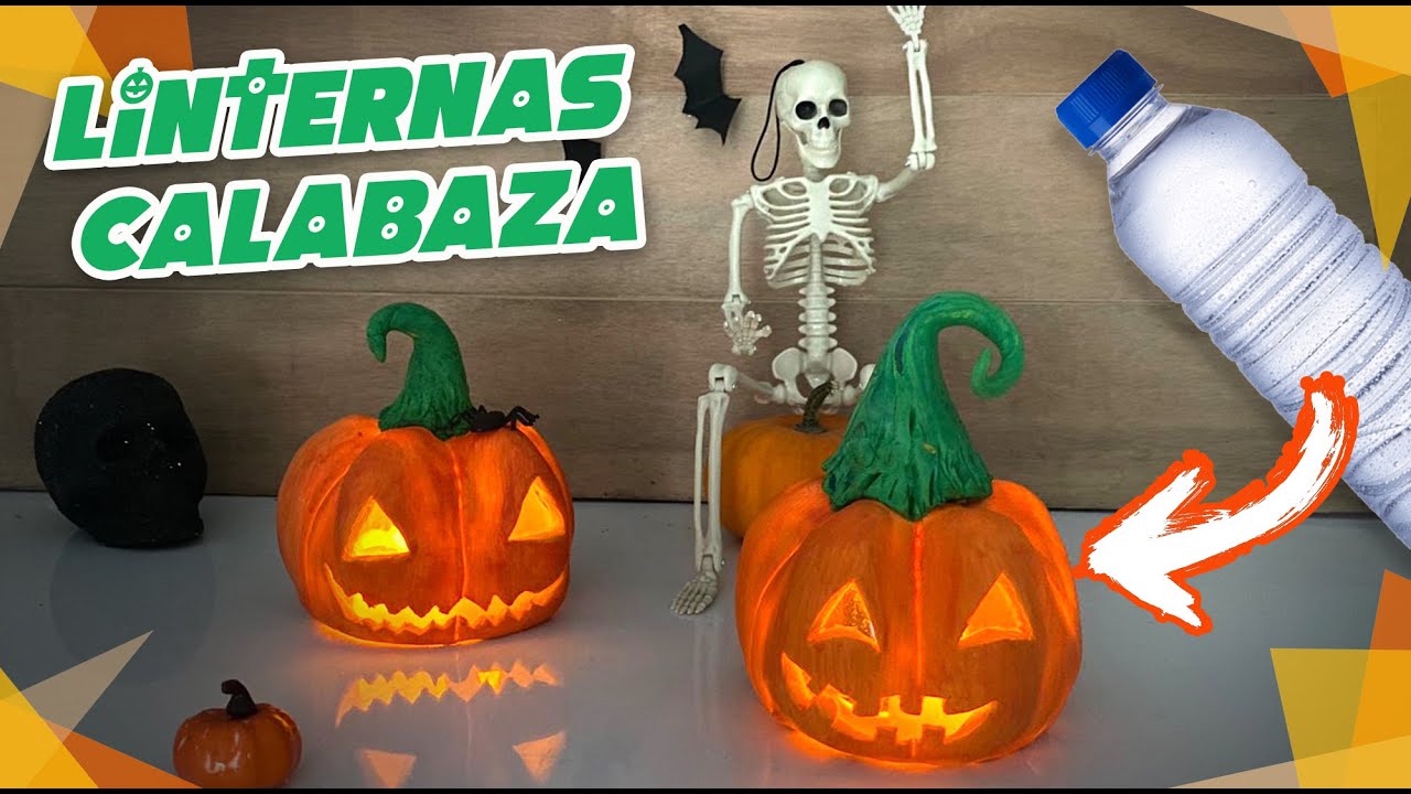 🎃 Linternas de Calabazas con Pet  :: Chuladas Creativas