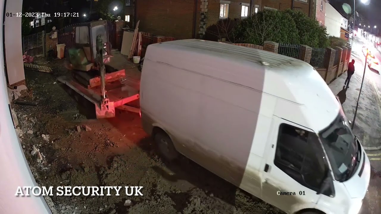 Attempted Theft of a Digger in Bolton - Abandoned