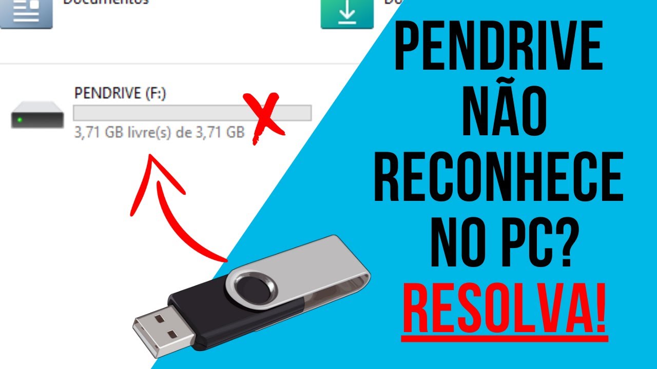 Pendrive não aparece ou não reconhece? como corrigir