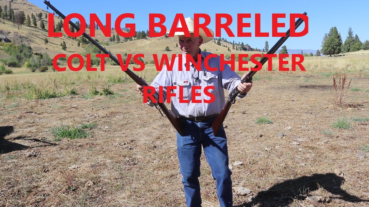 Colt vs Winchester Long Barrel Rifles on The Cinnabar
