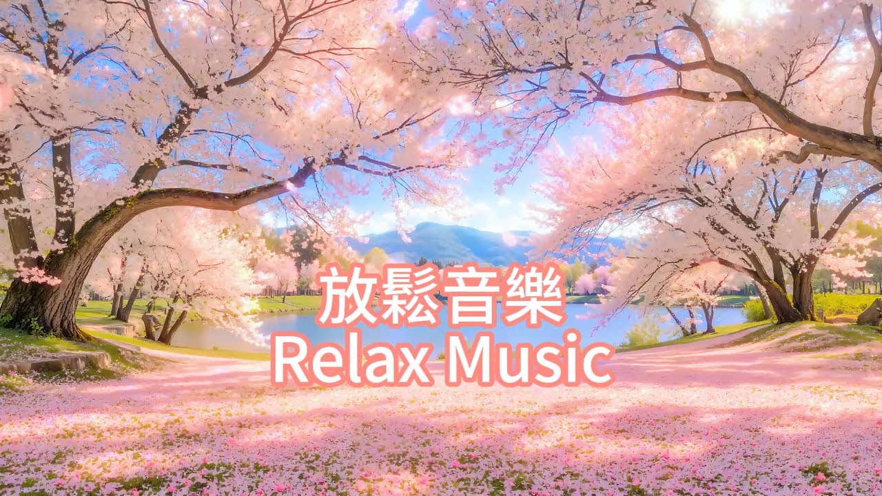 無廣告🌸櫻徑春陽，柔和旋律如陽光灑落花道，安撫心靈波瀾，緩解焦慮和憂鬱，讓你沉浸於櫻花的寧靜懷抱