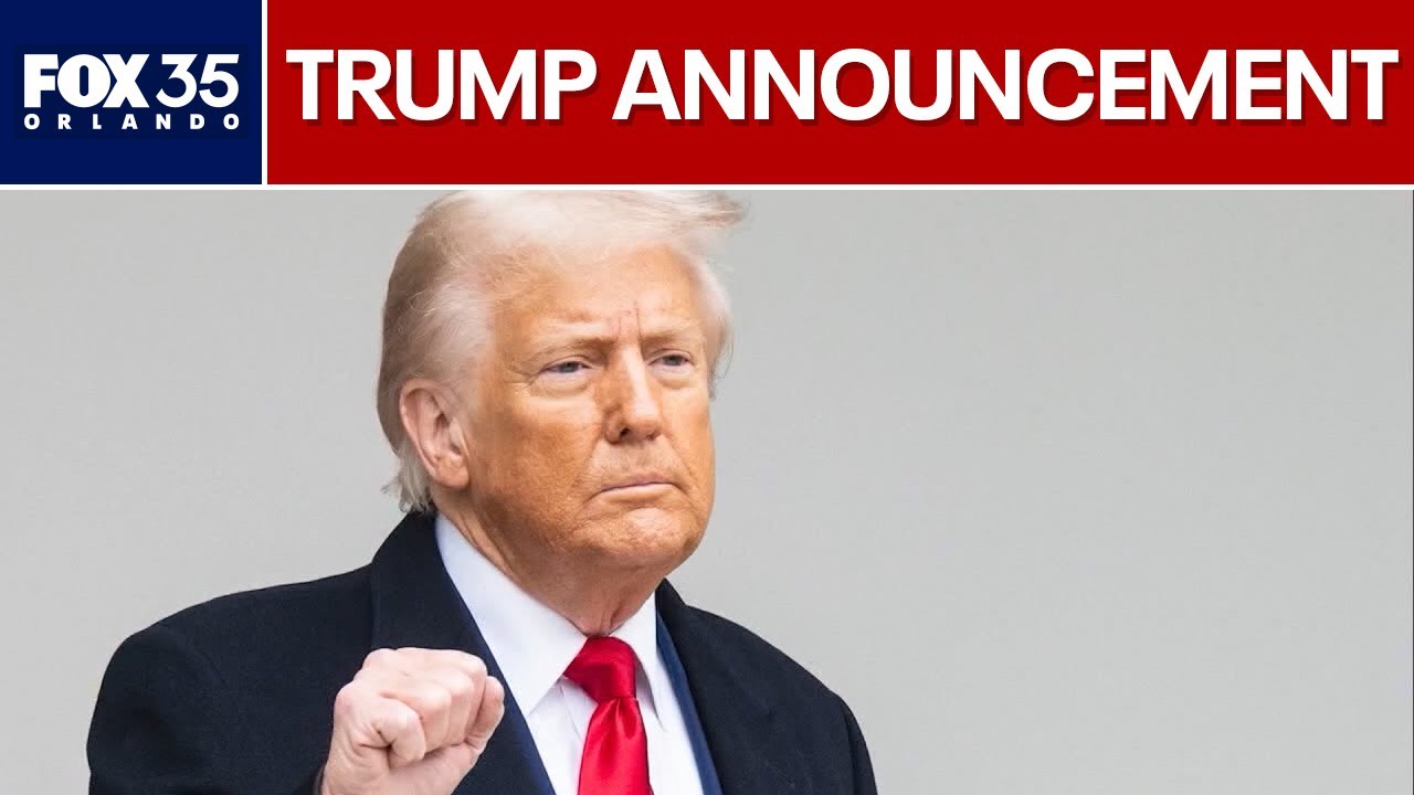 LIVE: President Trump makes announcement from the Oval Office
