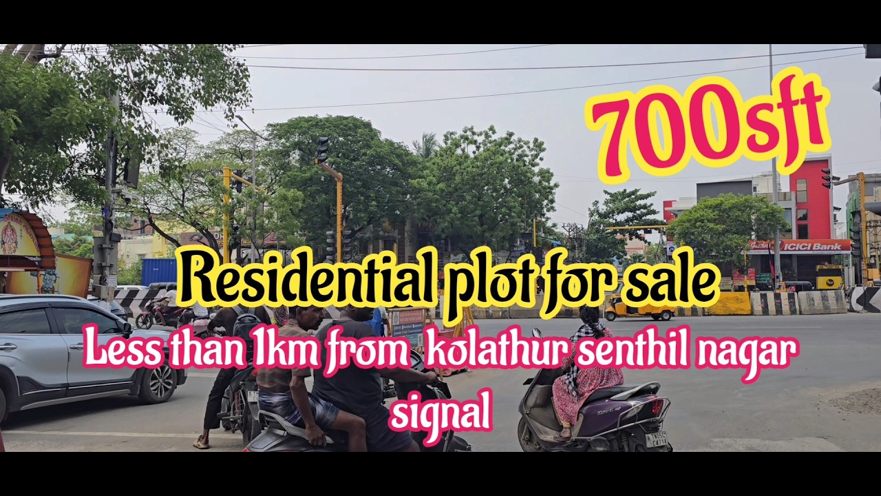 ID-385 Premium | South Facing | 700SFT | Residential Plot for Sale Kolathur | Less than 1Km Signal |