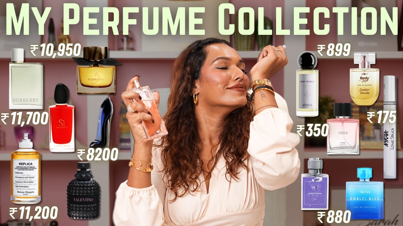 MY *Boujee* PERFUME COLLECTION!✨ Starting at ₹175 to ₹20,000! Sarah Sarosh