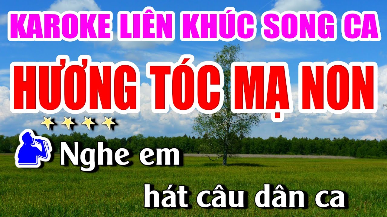 Karaoke Liên Khúc Hương Tóc Mạ Non Nhạc Sống Khánh My | Song Ca Dễ Hát Nhất
