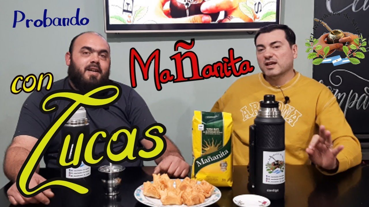 Probamos con Lucas Yerba Mañanita y saboreamos unos ricos pasteles.