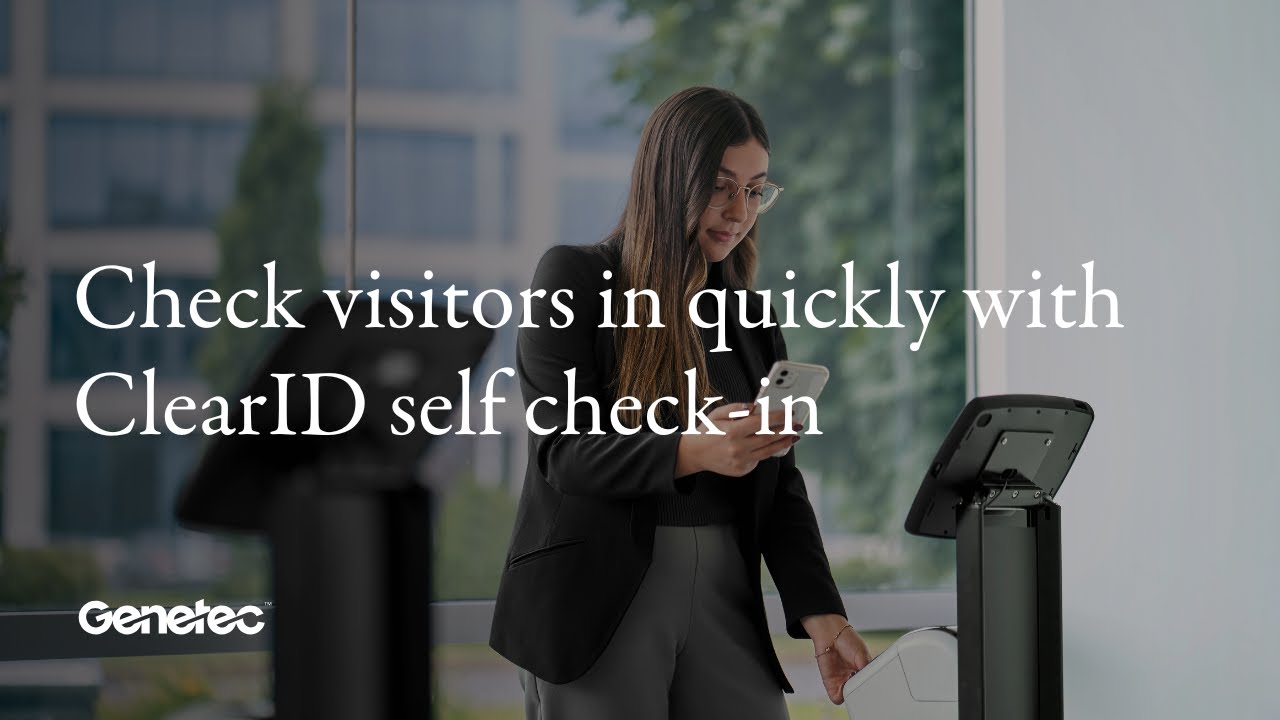 Check visitors in quickly with ClearID self check-in