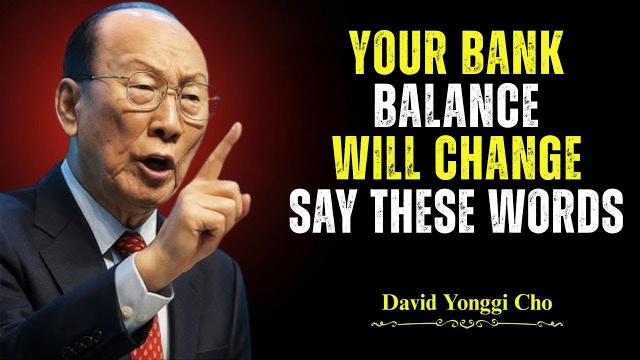 Say This Before Sleeping Tonight 😴💰 Watch Your Bank Balance Shift FAST - Dr. David Yonggi Cho's