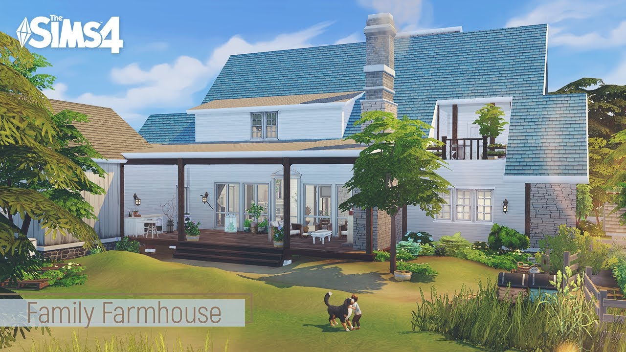 Family Farmhouse, part 1 │The Sims 4 Stop Motion│No CC