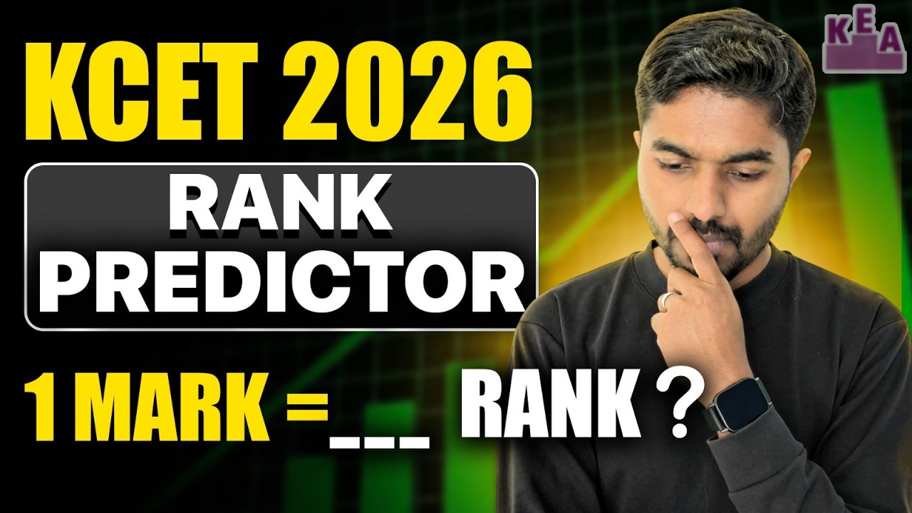 KCET Marks Needed for Your Dream Rank 🎯 | KCET Marks vs Rank