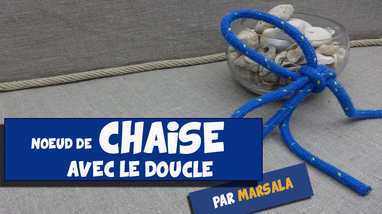 Noeud de chaise avec le double #noeud à boucles multiples