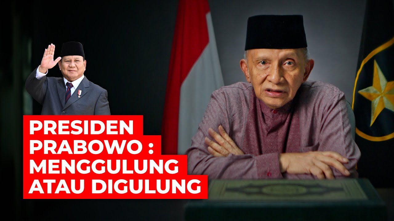PRESIDEN PRABOWO : MENGGULUNG ATAU DIGULUNG