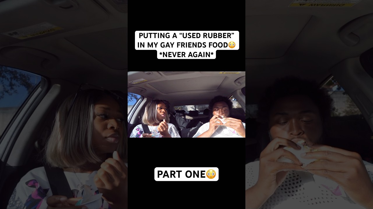 PUTTING A “USED RUBBER” IN MY GAY FRIENDS FOOD😳 *BAD IDEA* 