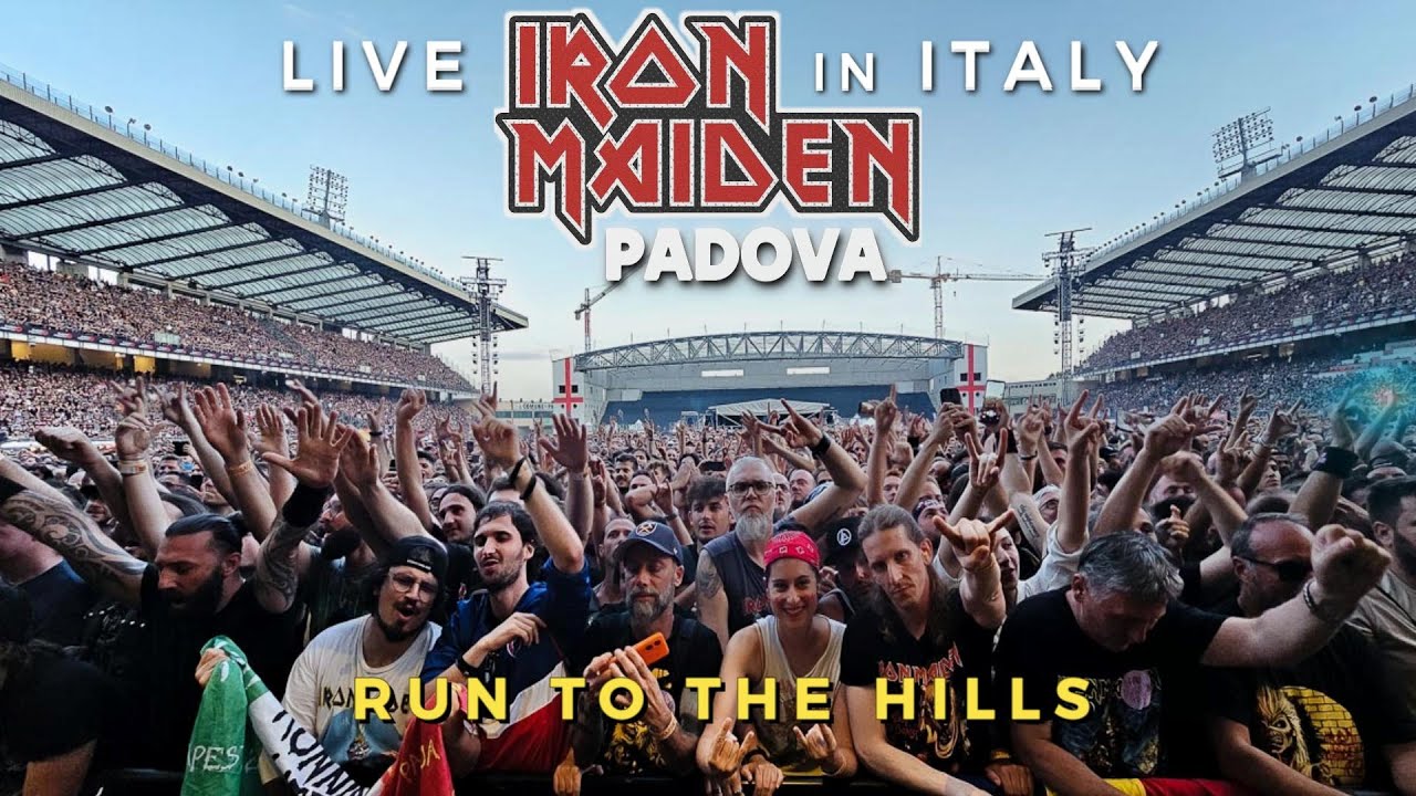 IRON MAIDEN | Run to the Hills - Live @Padova July 2025 #runforyourlivestour Live Paris