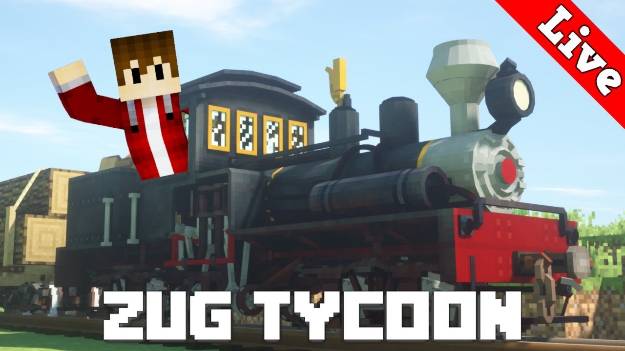 Der Zug Tycoon in Minecraft| LarsLP Live