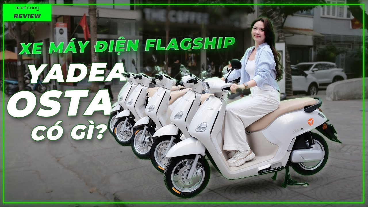 Trải nghiệm xe máy điện Yadea Osta: đi 180km/1 lần sạc, có màn hình xem bản đồ và pin tháo rời
