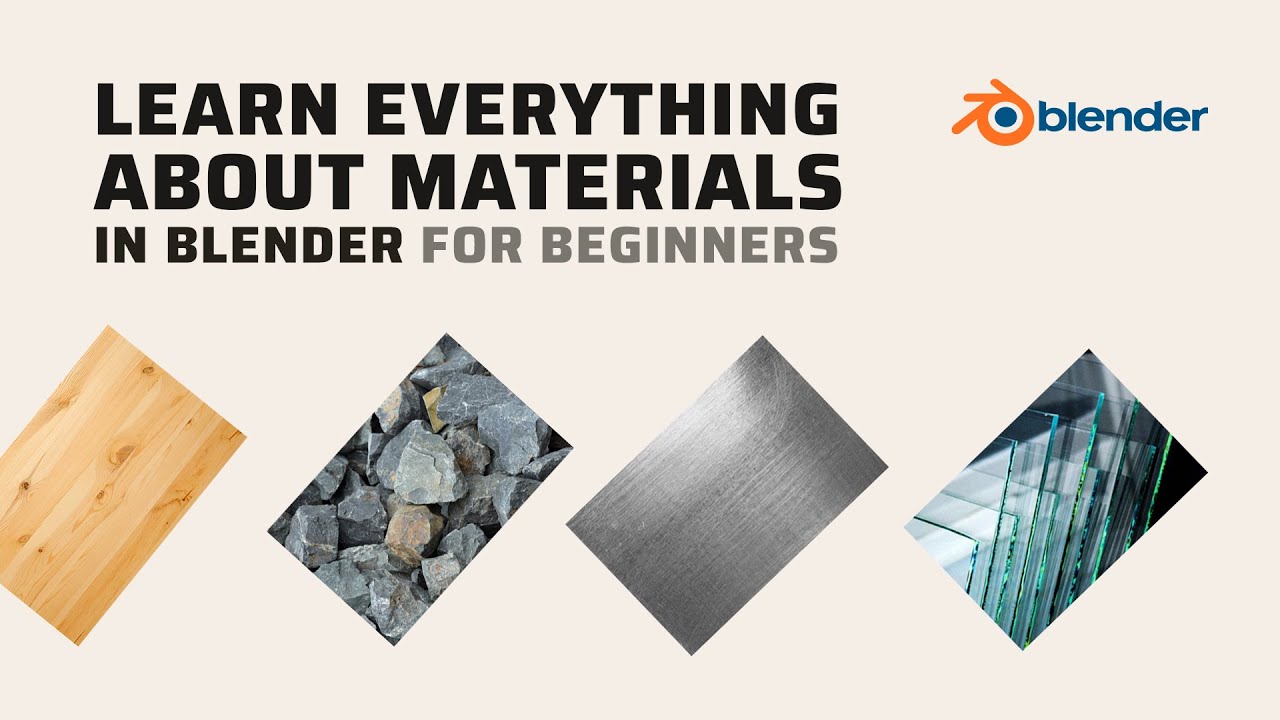 Learn everything about materials in Blender. For beginners.
