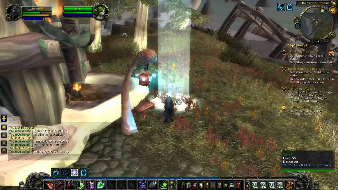 Руководство по WoW Cataclysm — прокачка воргенов на Тёмных берегах, часть 5