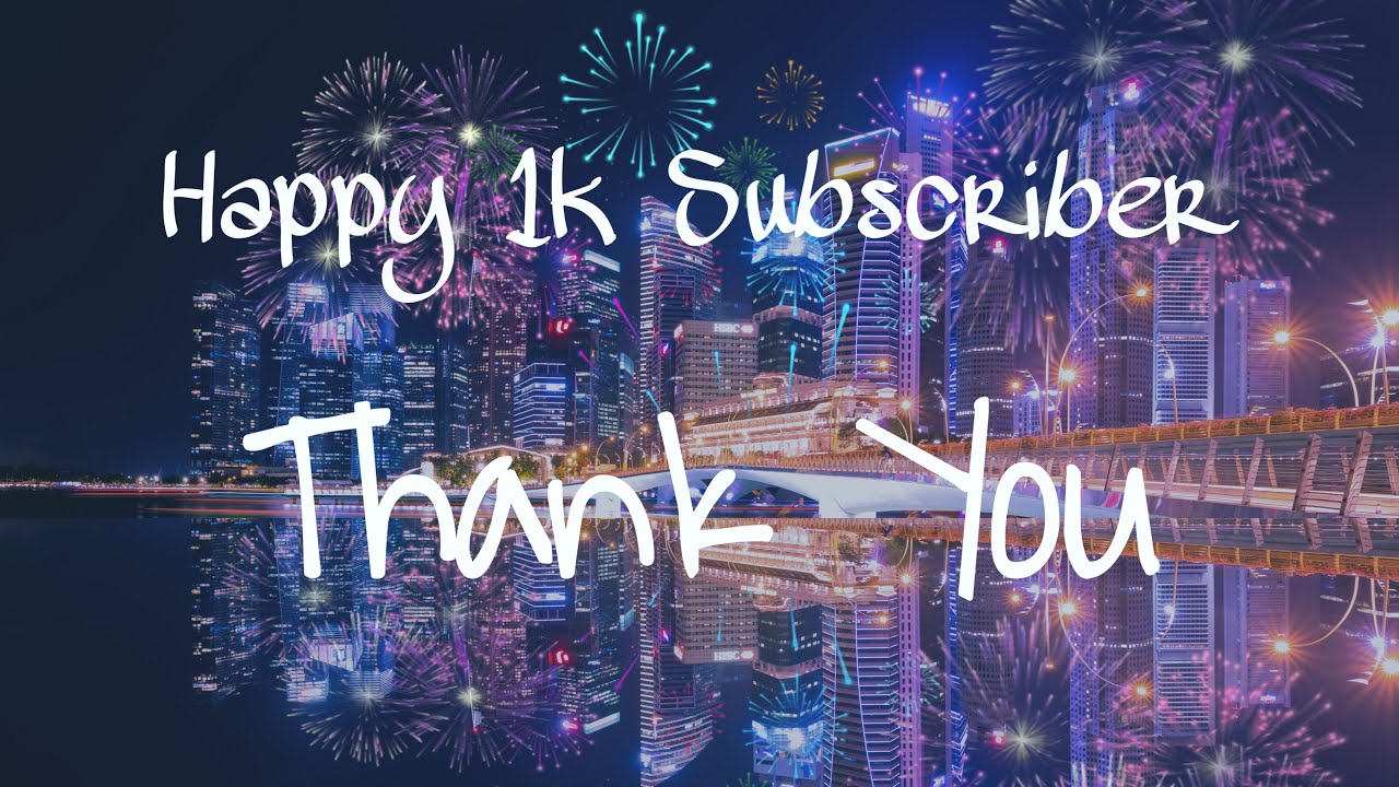 HAPPY 1000 SUBSCRIBER | THANK  YOU | VinTV