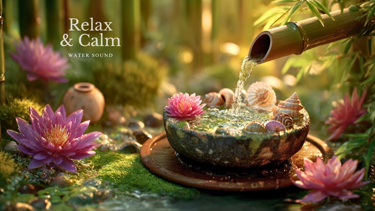 Healing Piano with the Sound of Water 🌿 Deep Relaxation, Stress Relief & Peace of Mind