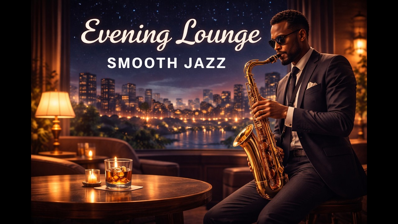 Evening Lounge – Smooth Jazz | Relaxing Saxophone Music (24min)