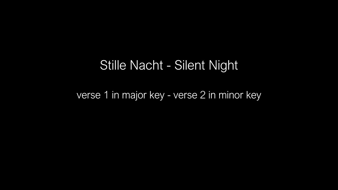 Stille Nacht (Silent Night) arr Ayres for SATB choir