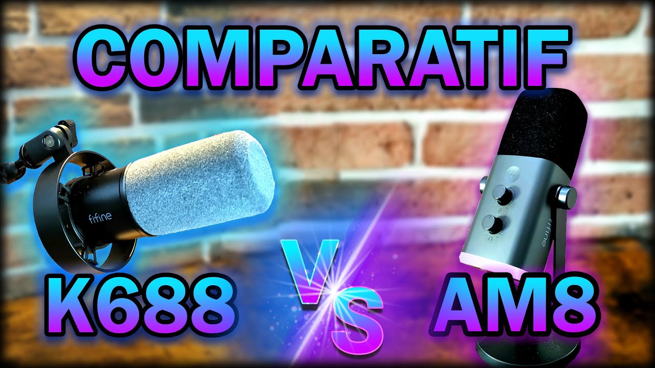 Fifine K688 Vs Fifine AM8 : Comparatif de deux supers micros | FR