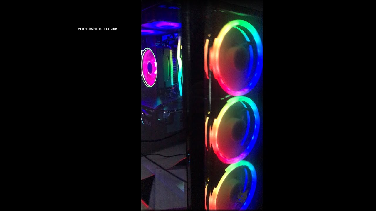 UNBOXING PC GAMER DA PICHAU!!  OPINIÕES SINCERAS E MOSTRANDO TUDO!