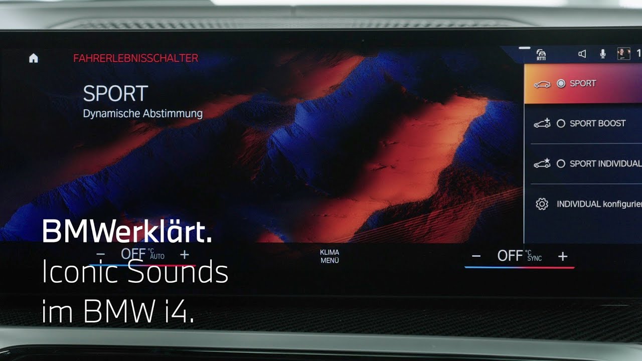 BMWerklärt. Iconic Sounds im BMW i4.