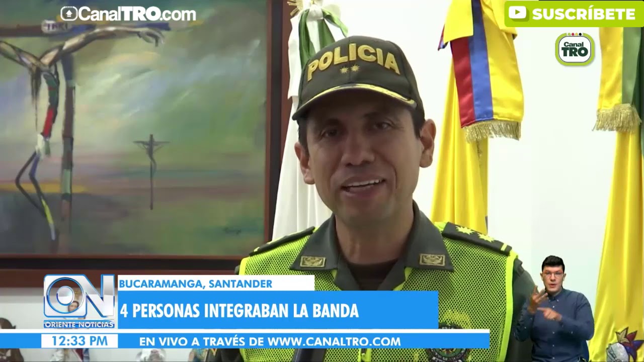 Cayó peligrosa banda de fleteros en Bucaramanga, Santander.