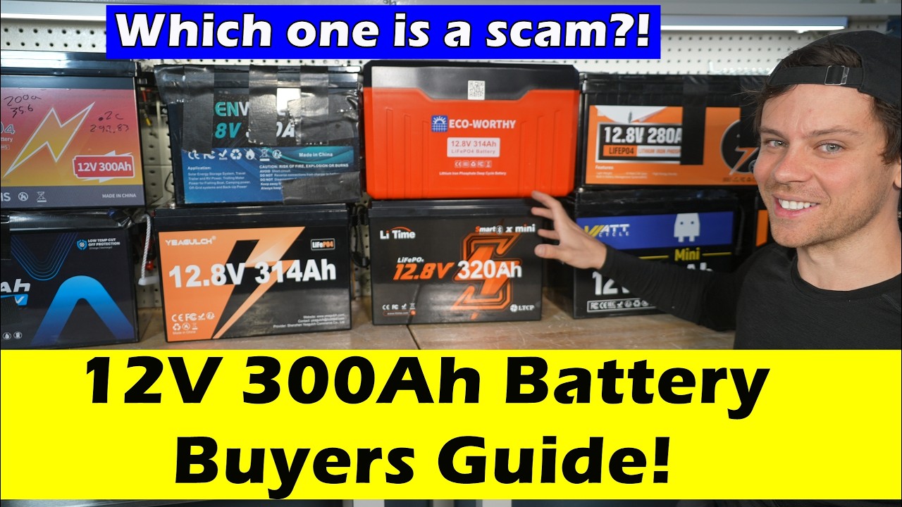 12V 300Ah LFP Battery Buyers Guide! Top Sellers Tested!