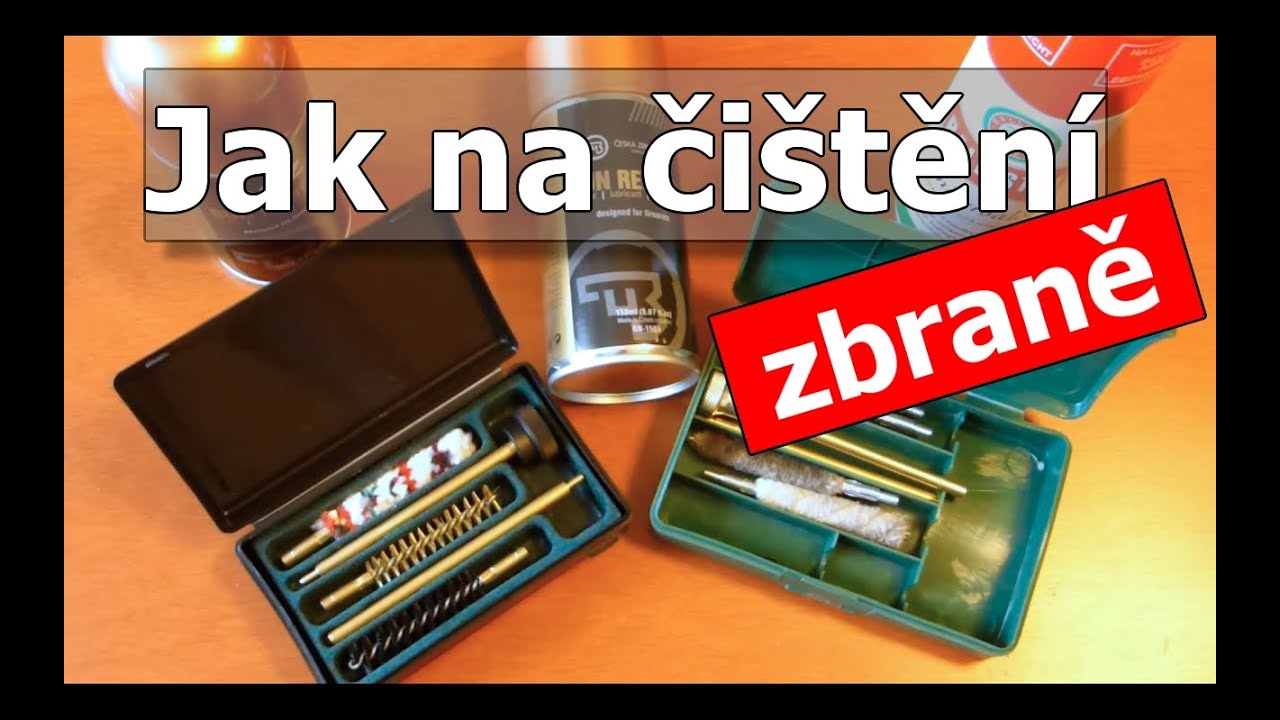 Jak na čištění zbraně? Čisticí sady a spreje na údržbu