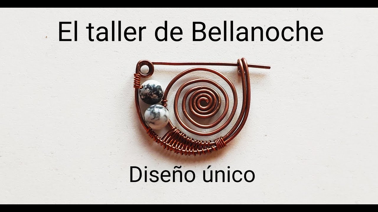 HOW TO MAKE A ROMAN FACULA OF SNAIL-COMO HACER UNA FIBULA ROMANA DE CARACOL