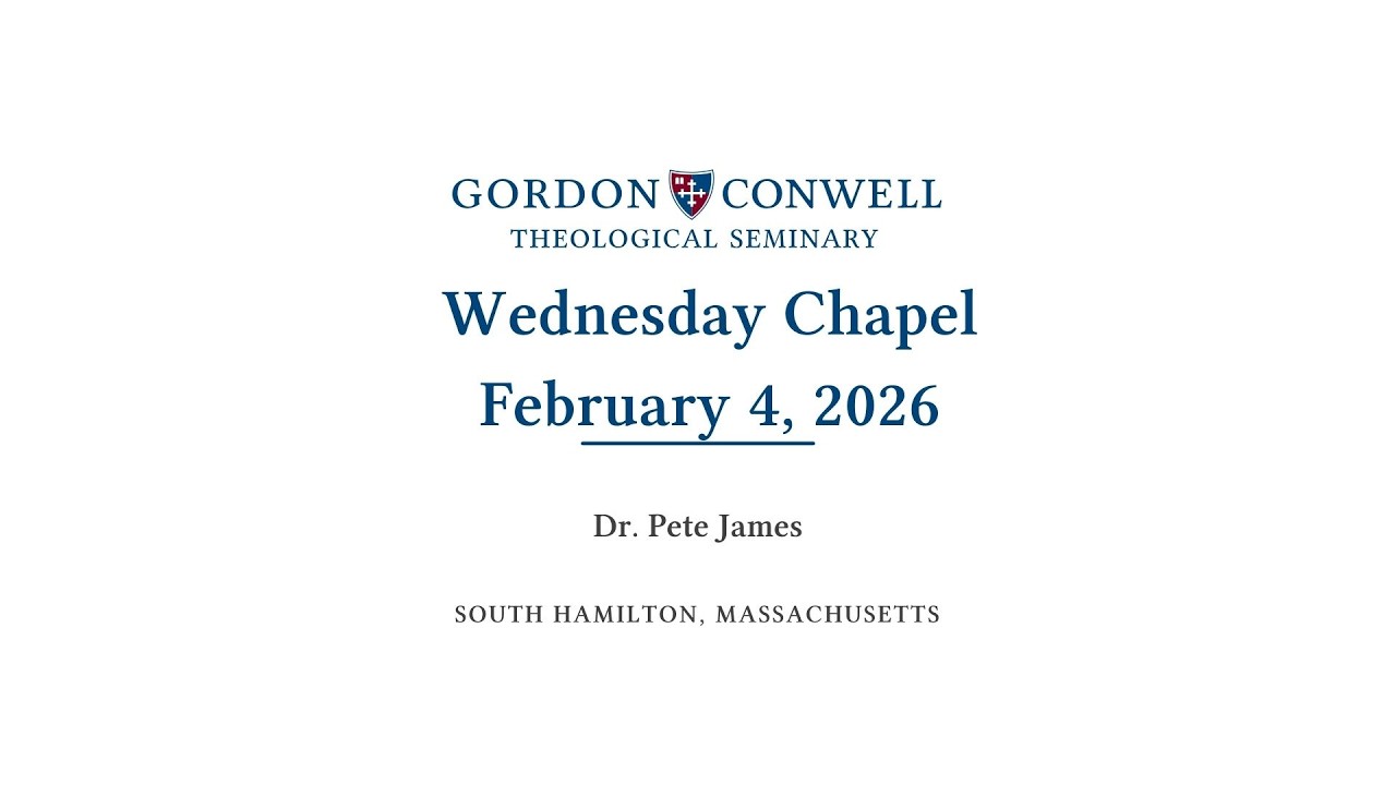 February 4, 2026 - Wednesday Chapel Message