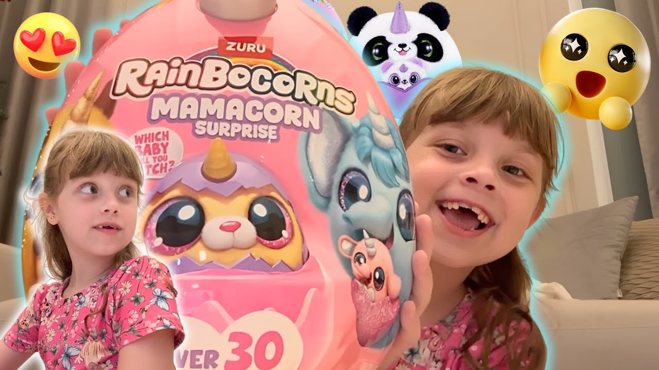 🦄🎁 Rainbocorns Mamacorn Surprise 😱💖 A Pi MERECEU esse presente LINDO do Papai!