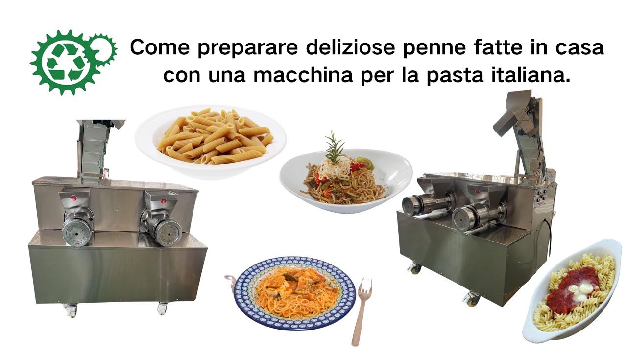 Macchina per lasagne| Macchina per fusilloni| Macchina per pasta con fiori di zucca#italian#noodles