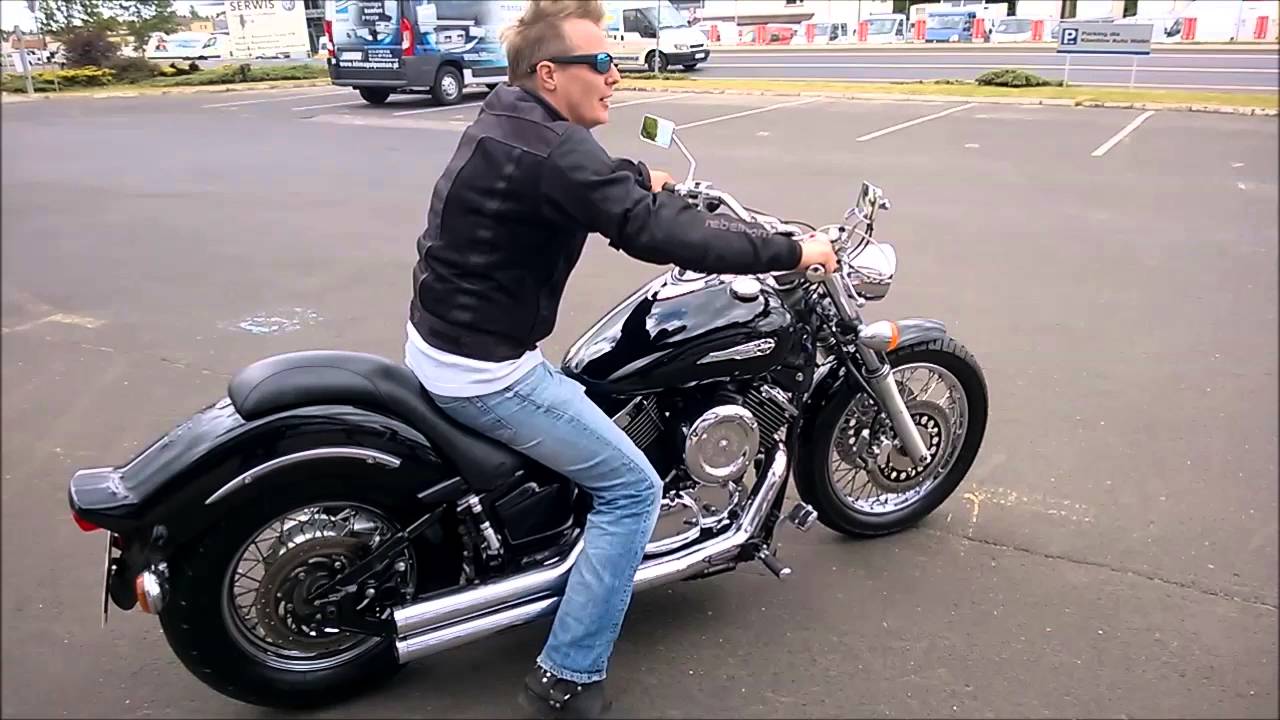 YAMAHA Drag Star 1100 Custom COBRA Exhaust Pipes awesome sound