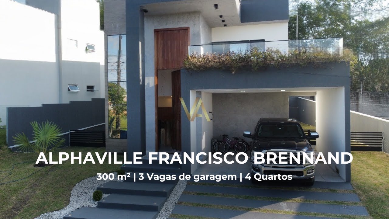 Casa de alto padrão no Alphaville Francisco Brennan por R$1.950.000￼