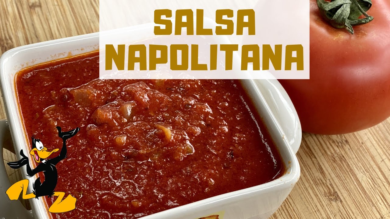 Salsa Napolitana Casera  🥫 ¡RECETA ORIGINAL ITALIANA!