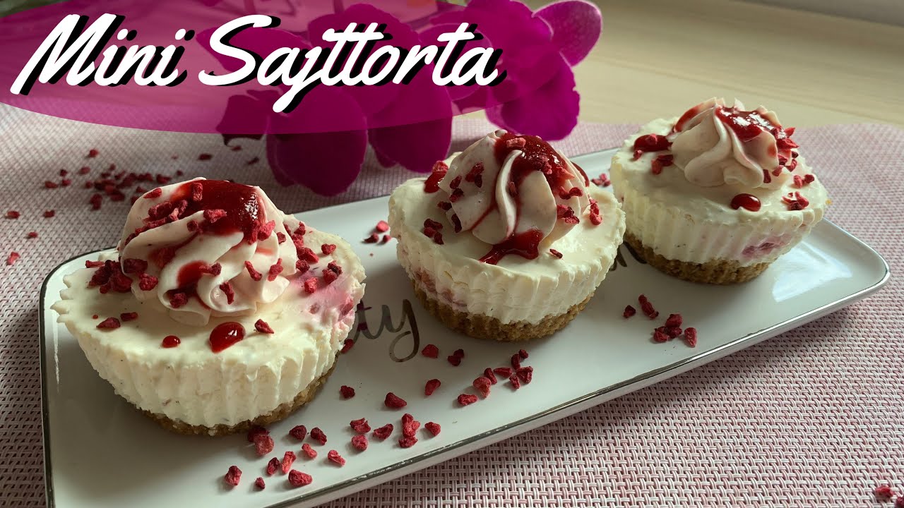 Mini Málnás Sajttorta, Sütés nélkül | HagymaLekvár