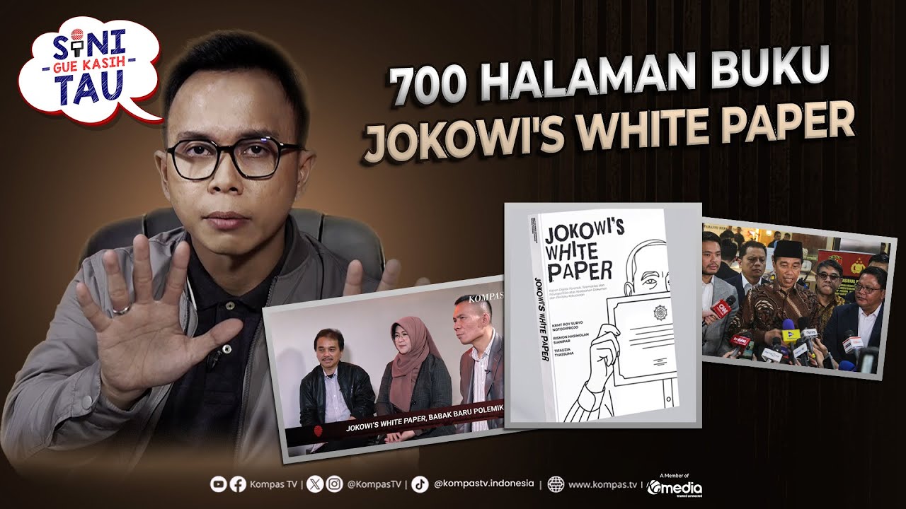 Babak Baru Ijazah Jokowi, Roy Suryo CS Terbitkan Buku “Jokowi’s White Paper” | SINI GUE KASIH TAU
