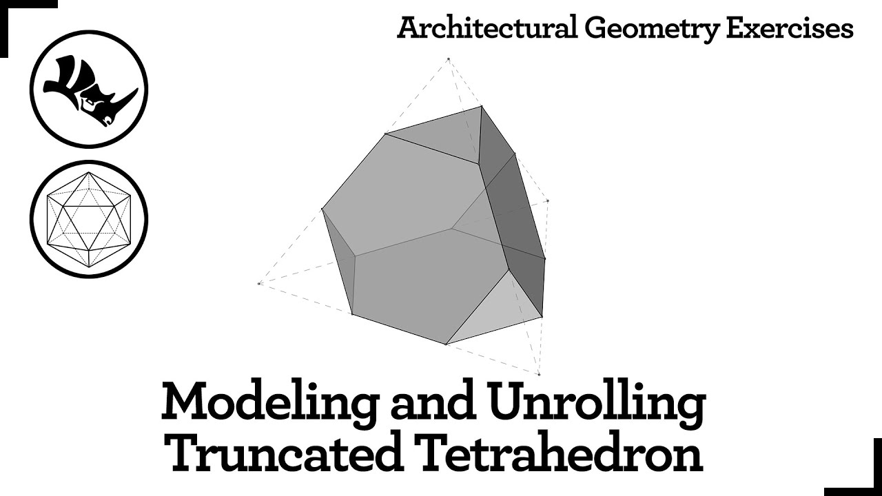 Modeling and Unrolling Truncated Tetrahedron