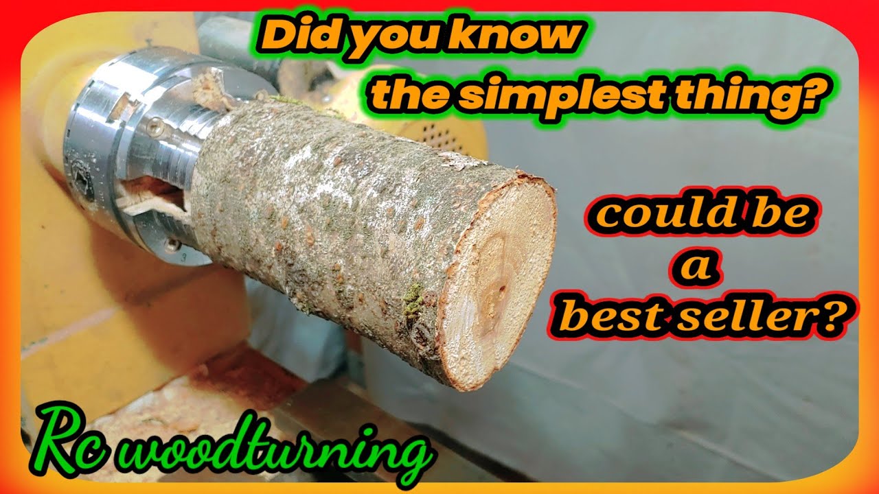 wood turning easy craft show project from branches