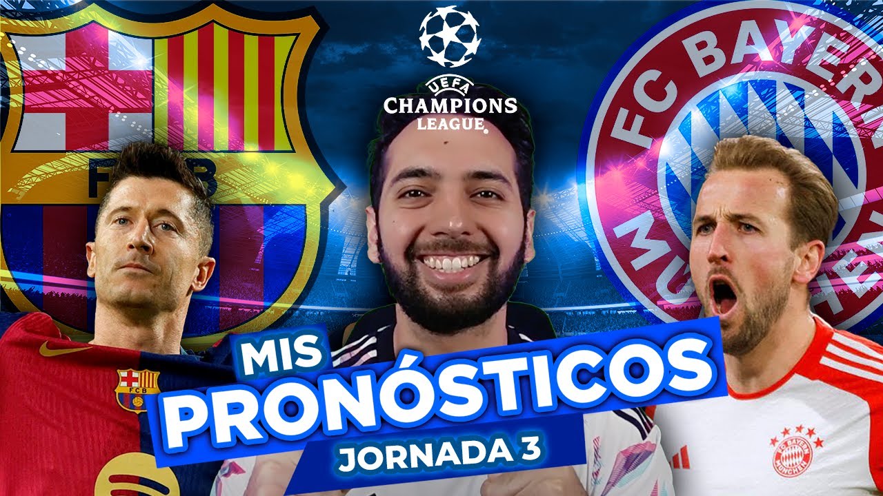 PRONÓSTICOS UEFA CHAMPIONS LEAGUE ⚽️🏆 | JORNADA 3 | APUESTAS DEPORTIVAS | FUTBOL EUROPEO