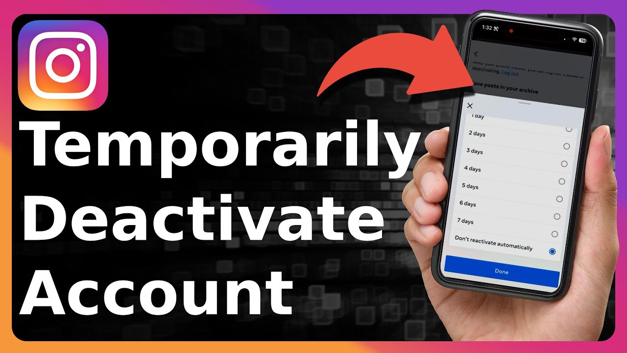 How To Temporarily Deactivate Your Instagram Account