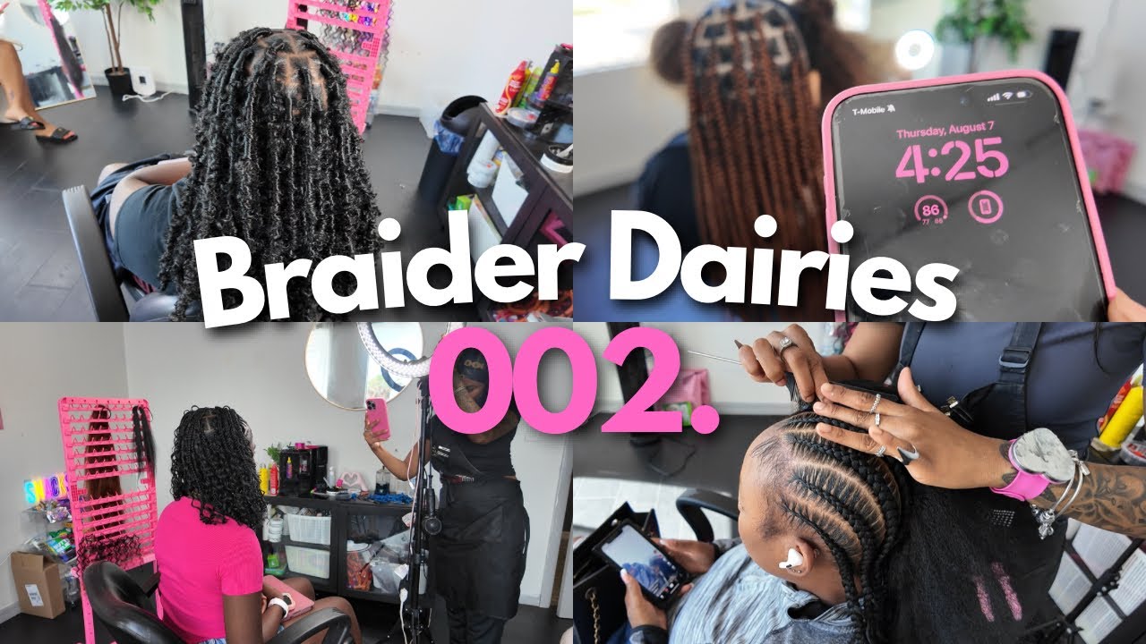 BRAIDER DIARIES 002💆🏽‍♀️💕: Braid with me, Suite life, Crumbl cookie